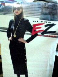 8801 EZ VOG LS LONG SIDE BUTTON COLLAR DRESS PATTERN 6-10, 12-16